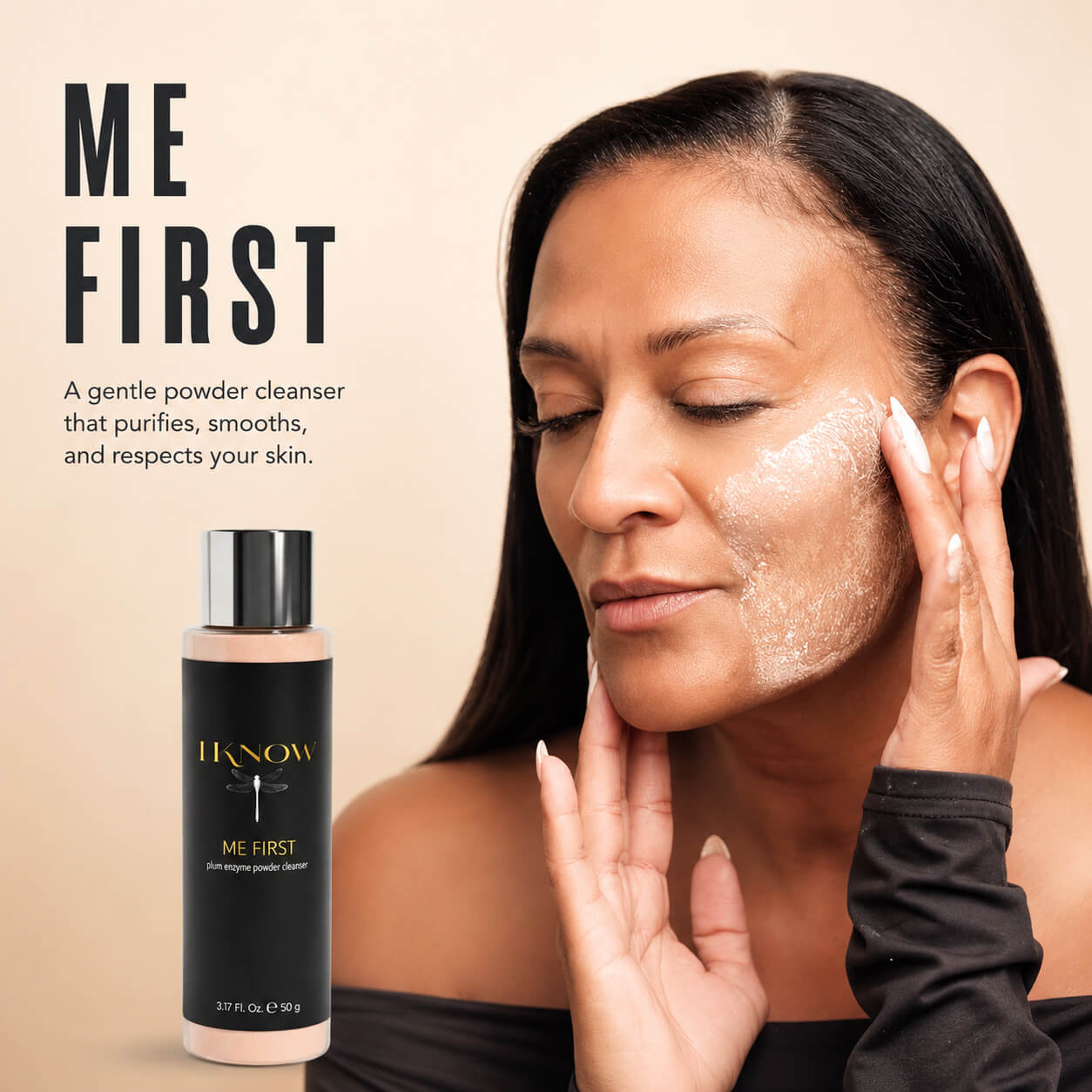 Me First Plum Enzyme Powder Cleanser | Daily Face Cleanser