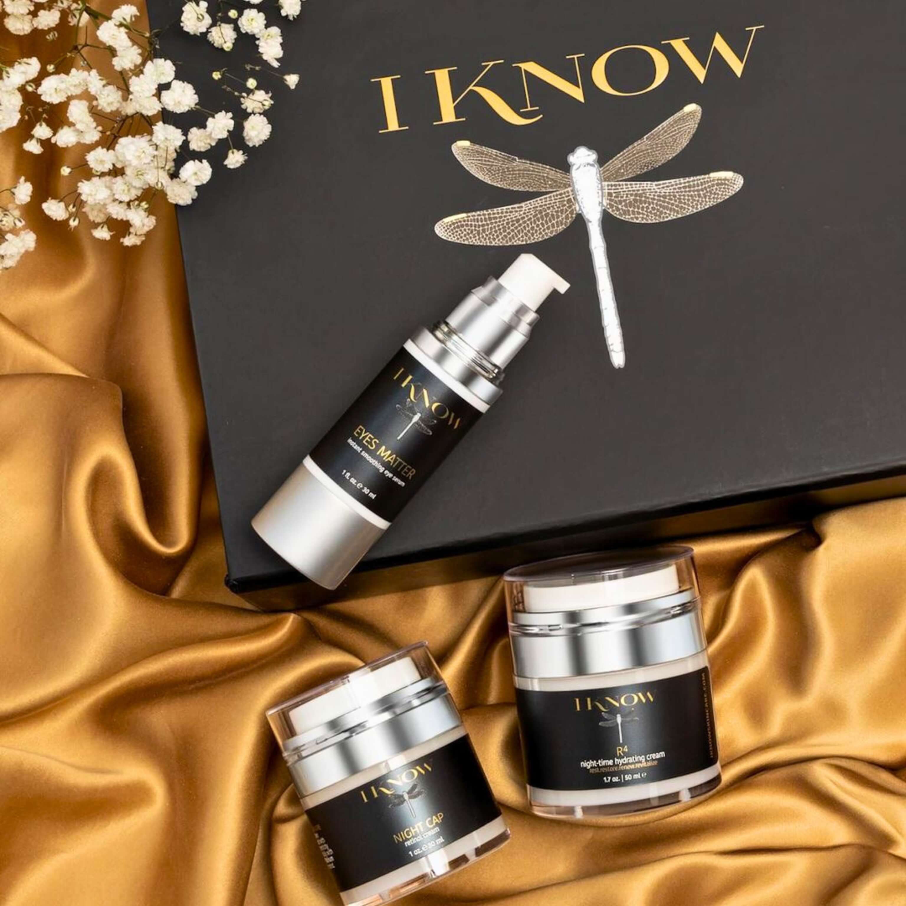 IKNOW Skincare 3-pc Nighttime Skincare Trio