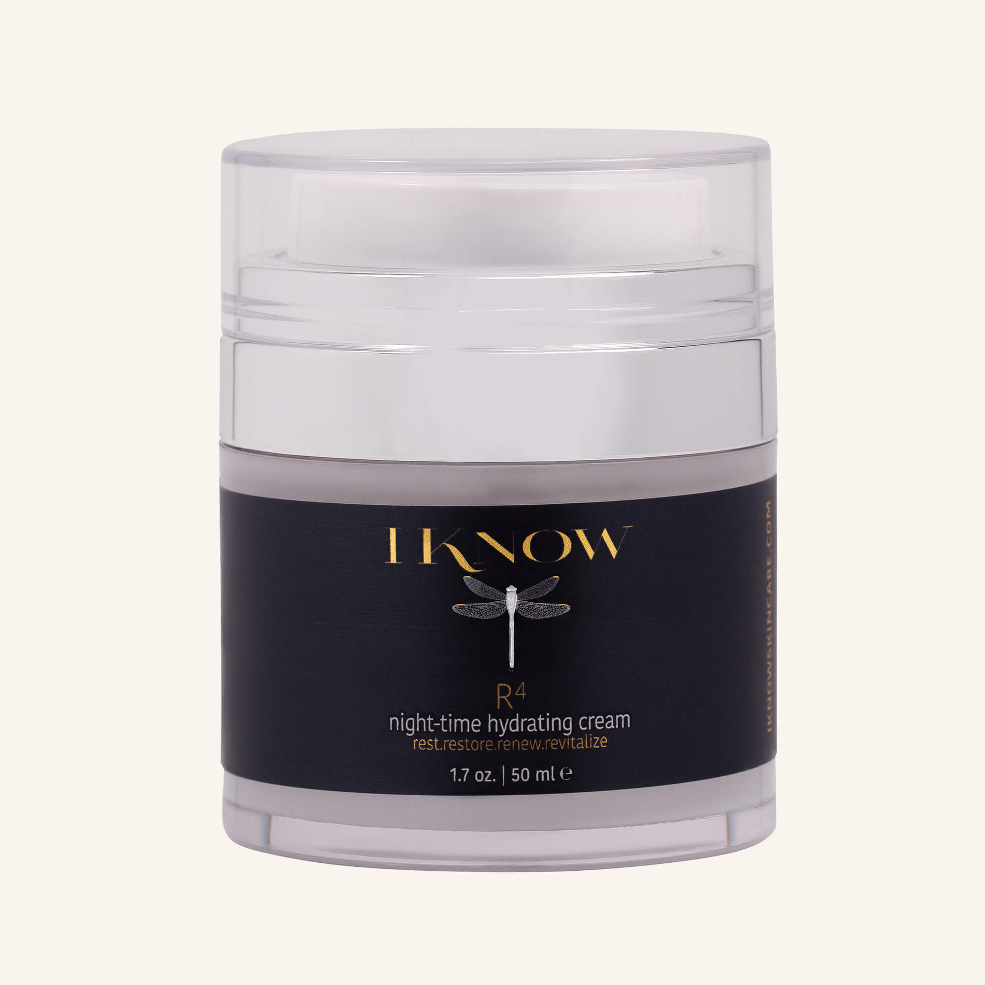 IKNOW R4 Night-time Hydrating Cream replenishes dry skin and boosts suppleness class=