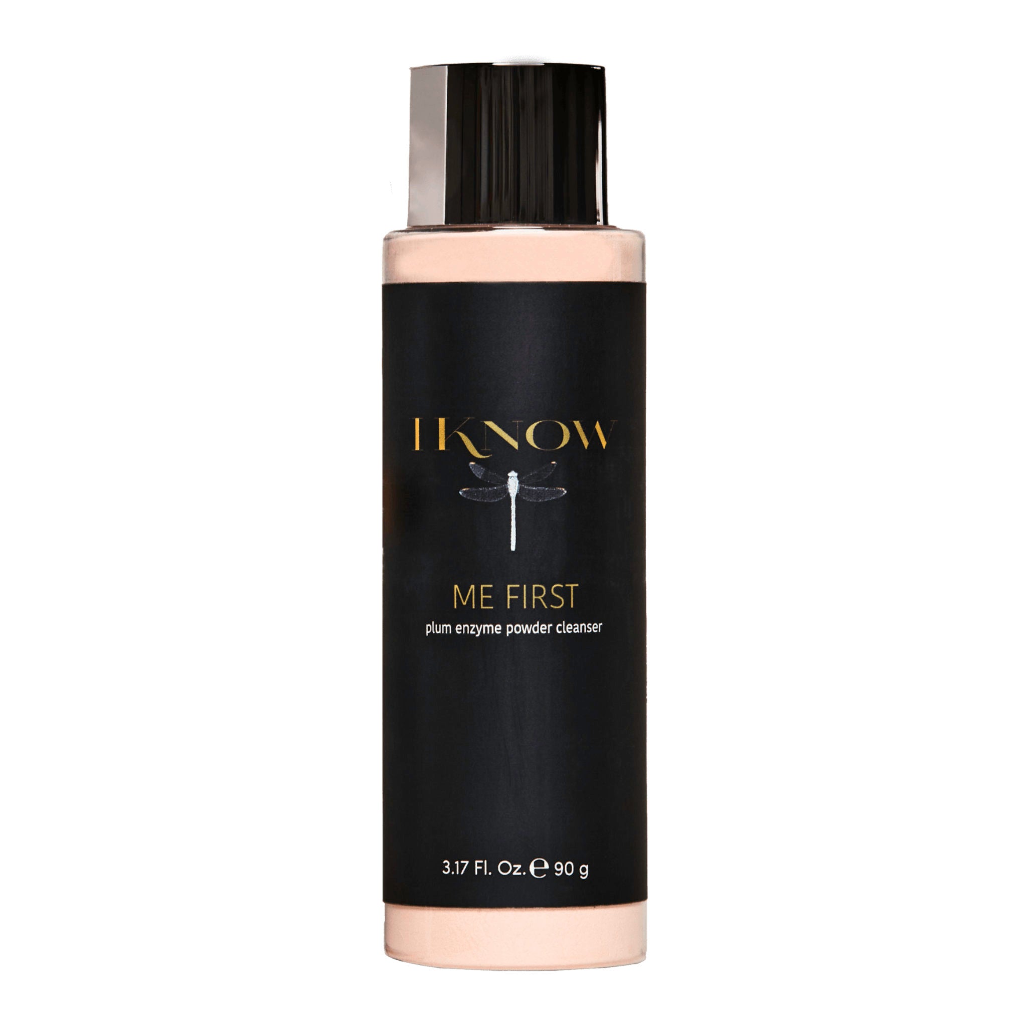 IKNOW Me First Plum Enzyme Powder Cleanser gently exfoliates, brightens and purifies dull, rough textured skin