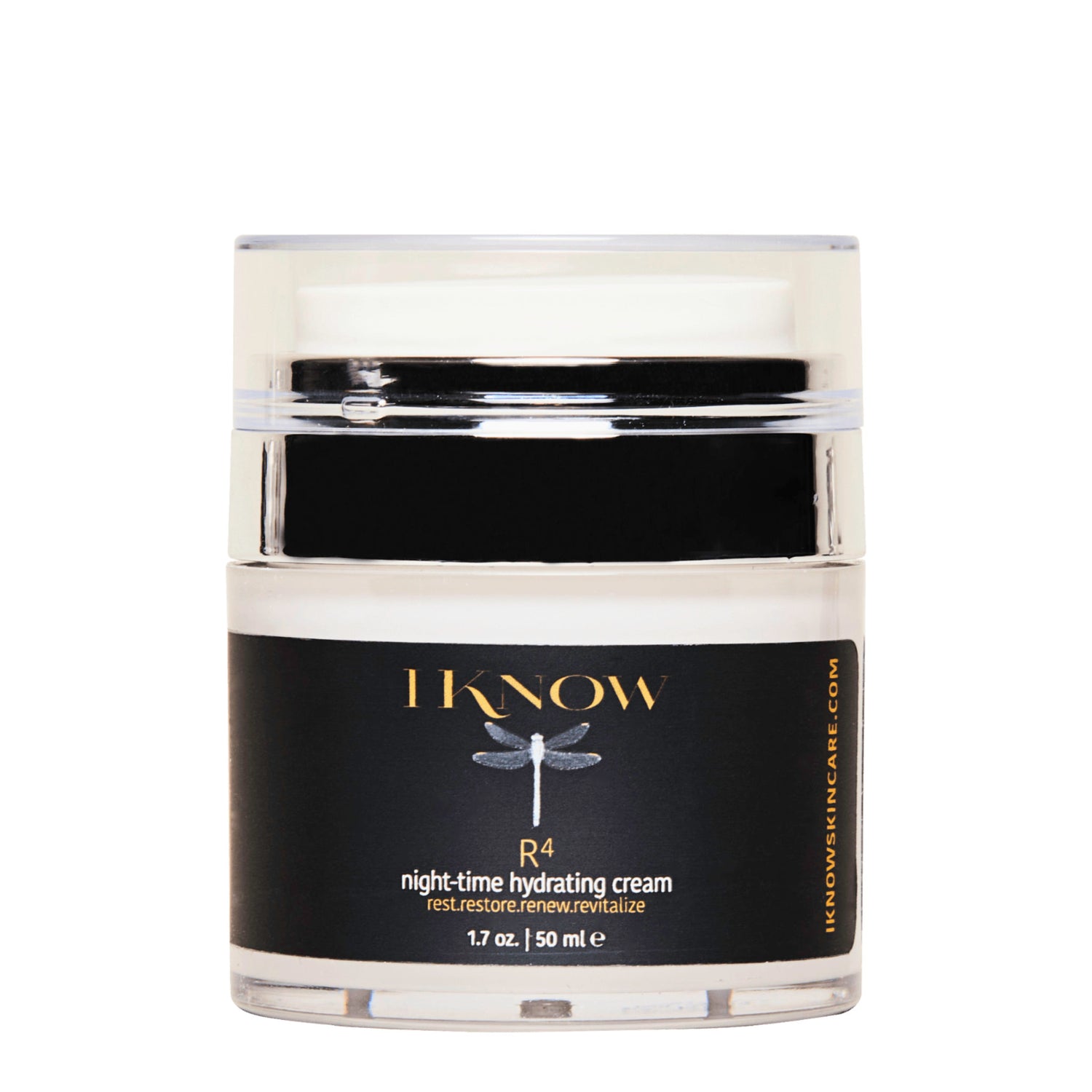 IKNOW R4 Night-time Hydrating Cream replenishes dry skin and boosts suppleness