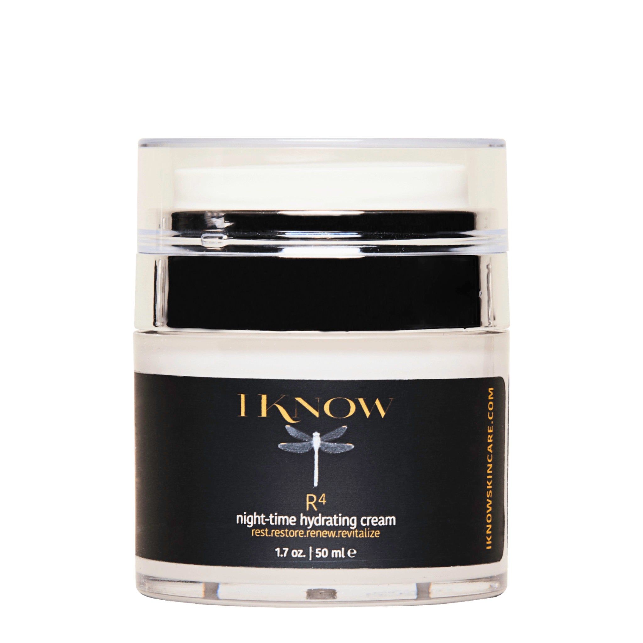 IKNOW R4 Night-time Hydrating Cream replenishes dry skin and boosts suppleness