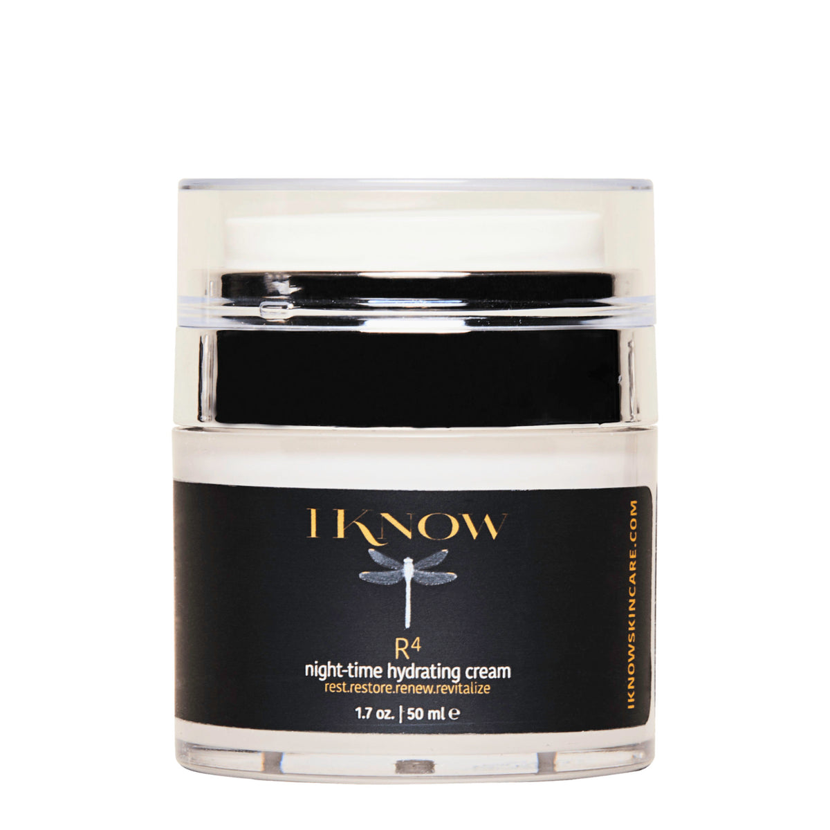IKNOW R4 Night-time Hydrating Cream replenishes dry skin and boosts suppleness