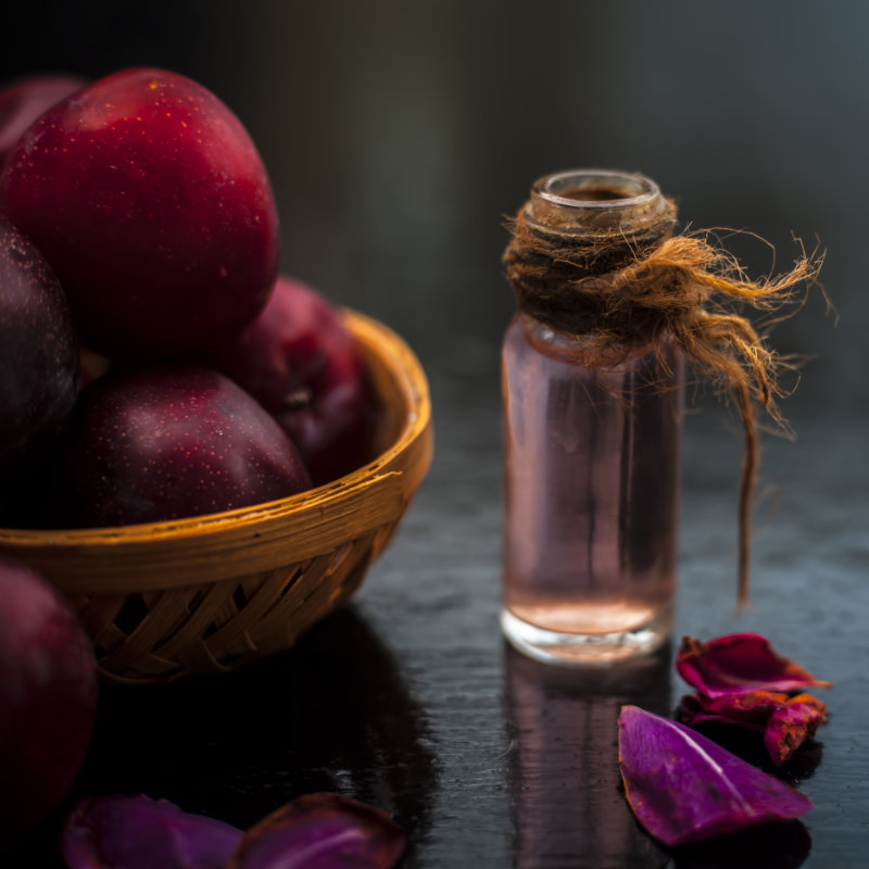 100% pure and natural plum oil